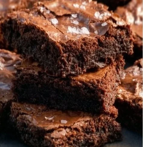 Delicious easy moist brownies with a rich, fudgy texture
