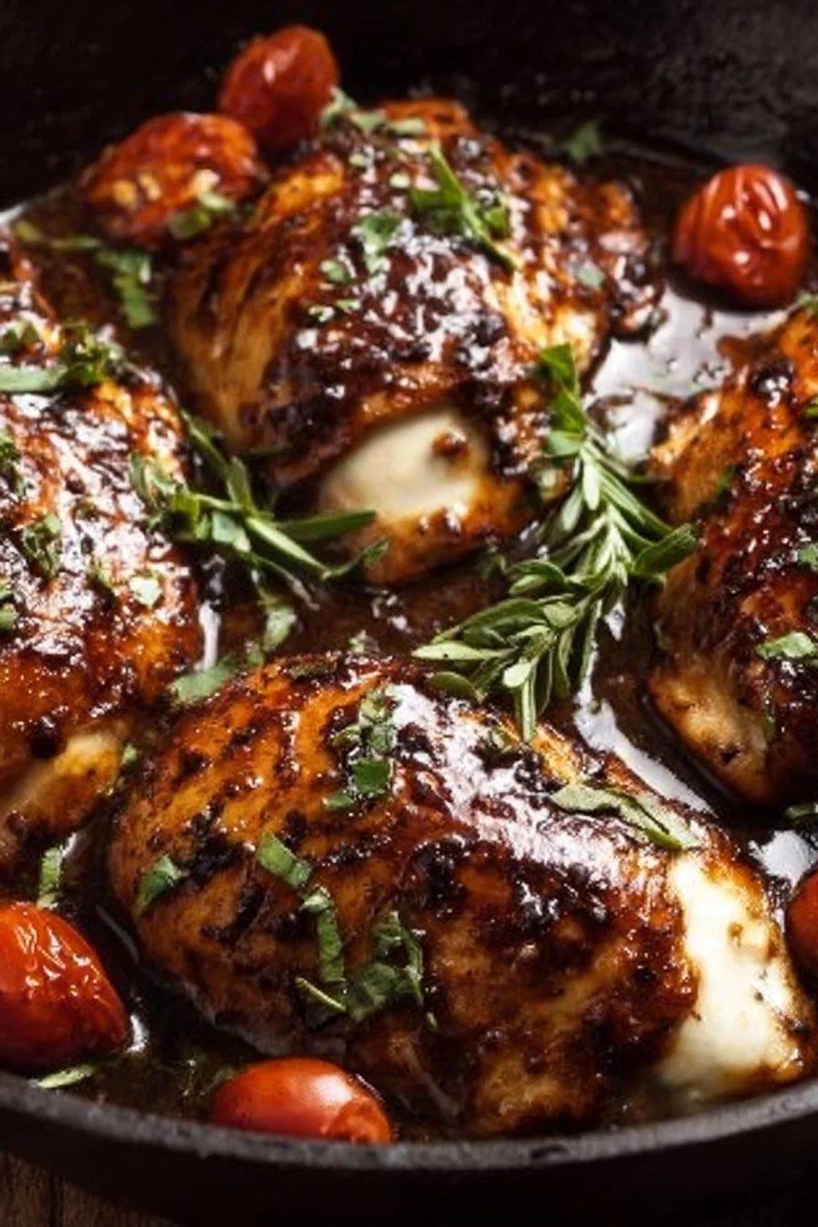 One-Pan Balsamic Chicken with vegetables