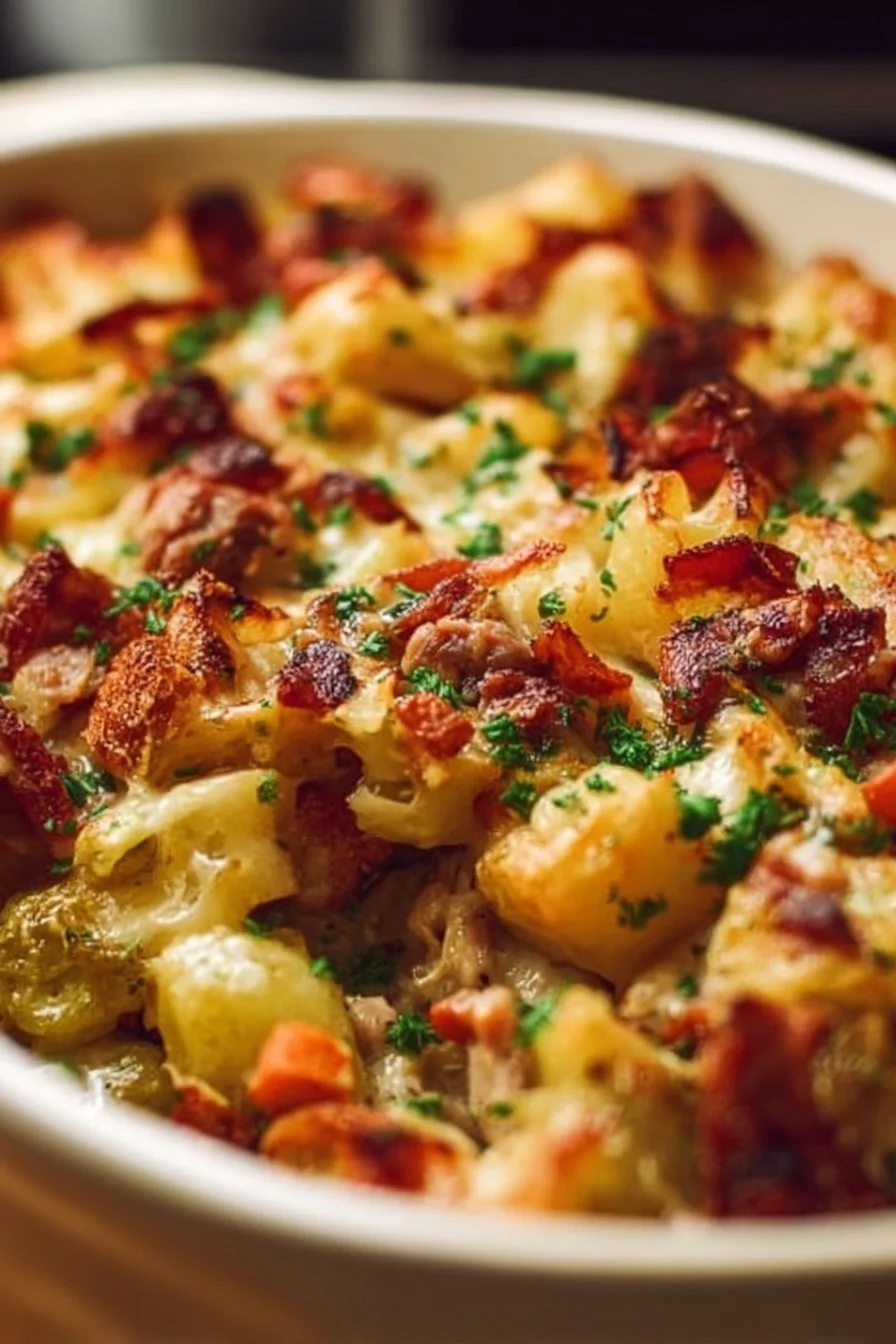 Delicious Crazy Good Casserole ready to be served