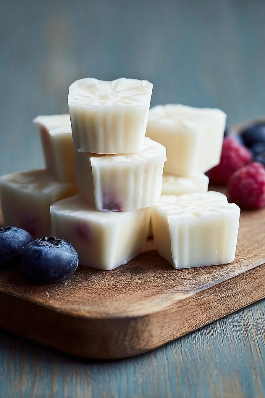 Yogurt Bites 2 Healthy yogurt bites in a bowl, ideal snack option for any age