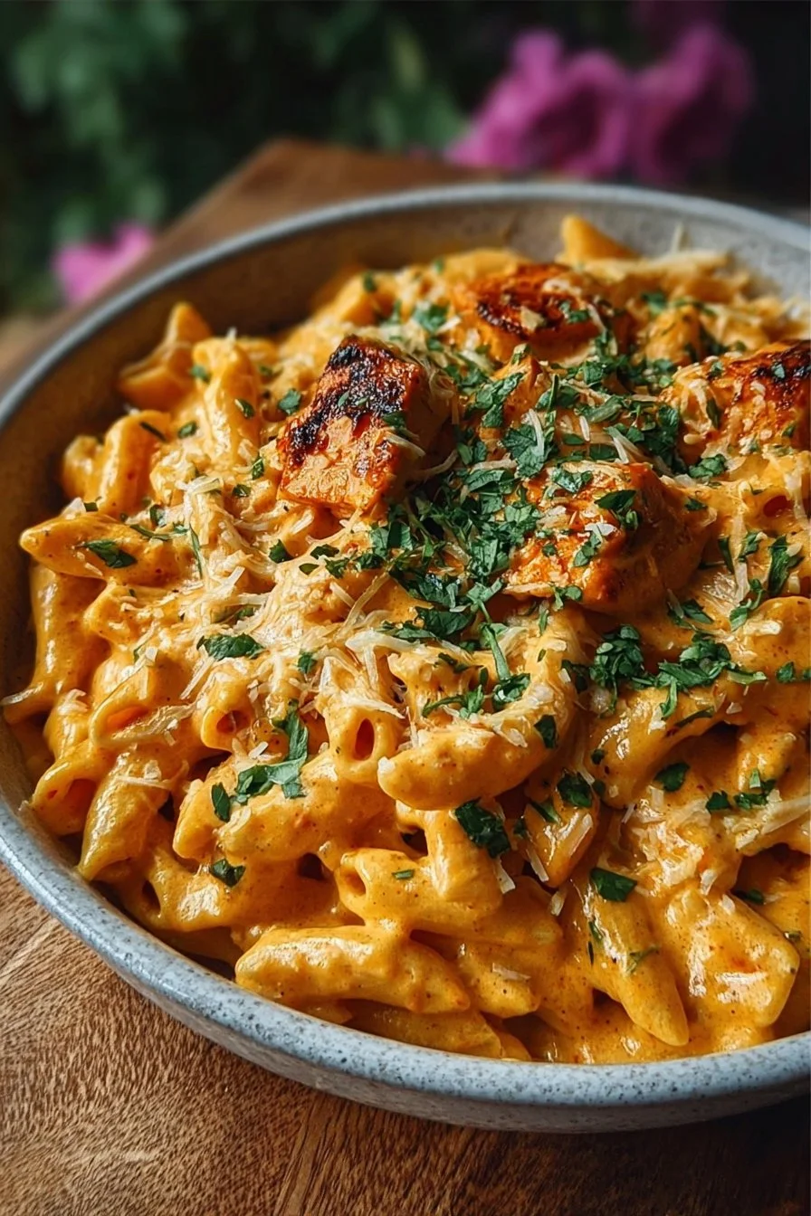 Cowboy Butter Chicken Pasta 2 Cowboy Butter Chicken Pasta made with creamy sauce and tender chicken.