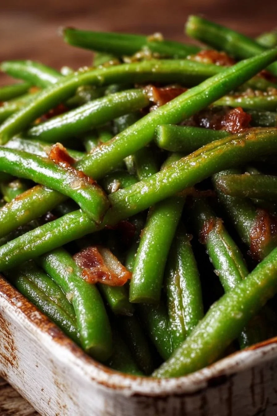 Crack Green Beans 2 Delicious crack green beans dish prepared with fresh ingredients.