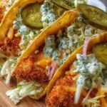 Dill Pickle Ranch Smash Chicken Tacos with Crispy Cheese Delight 7 dill pickle ranch smash chicken tacos with crispy 2026 01 14 205503 683x1024 2