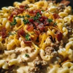Loaded Bacon Cheeseburger Alfredo Pasta for Cozy Nights 3 loaded bacon cheeseburger alfredo pasta for cozy n 2026 01 26 173658 683x1024 1