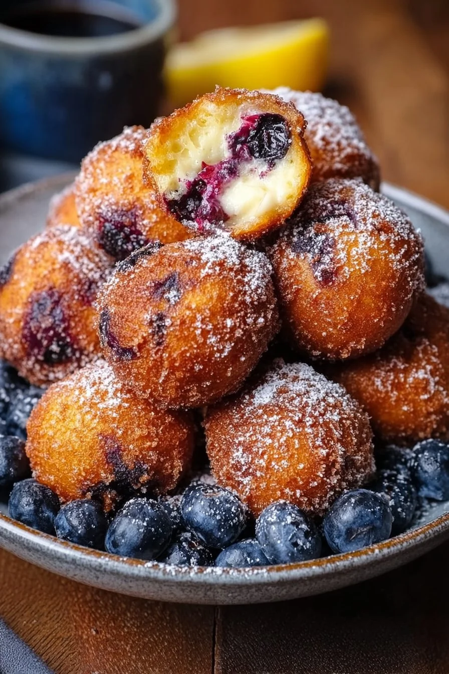 Air Fryer Blueberry Cottage Cheese Donut Holes: A Healthy, Bite-Sized Treat