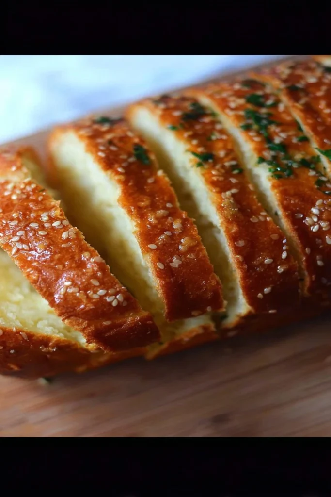 Delicious copycat Raising Cane’s garlic bread ready to serve