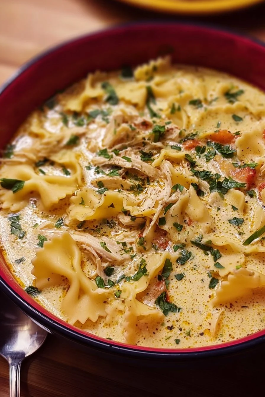 Creamy Chicken Lasagna Soup