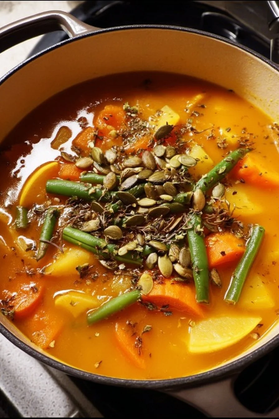 Dutch Oven Vegetable Soup