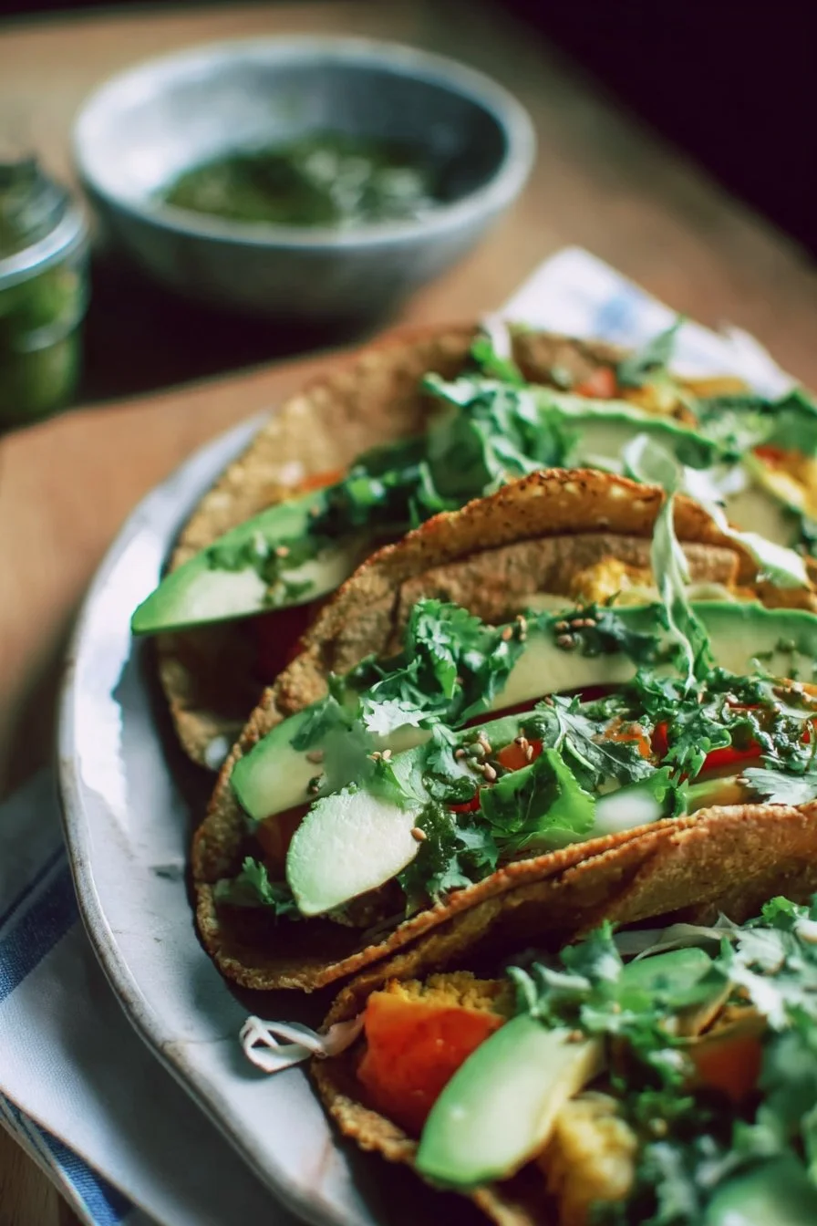Funky Green Tacos