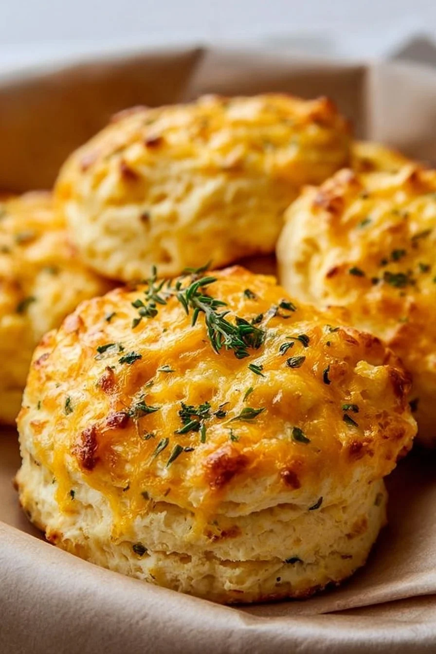 Delicious microwave cheddar & herb biscuit, easy to make and perfect for snacking.