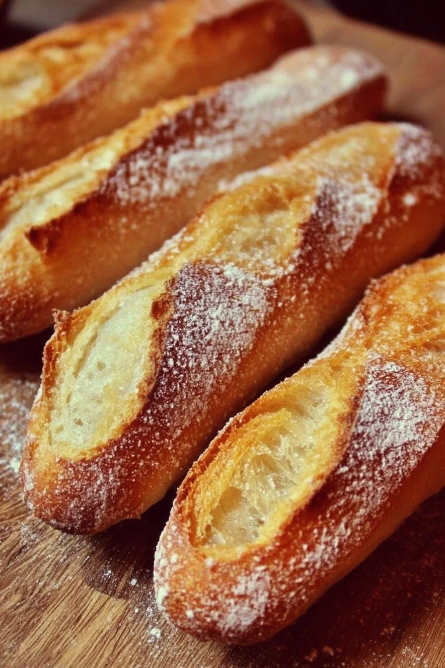 Mini Baguettes 2 Freshly baked mini baguettes ready for serving