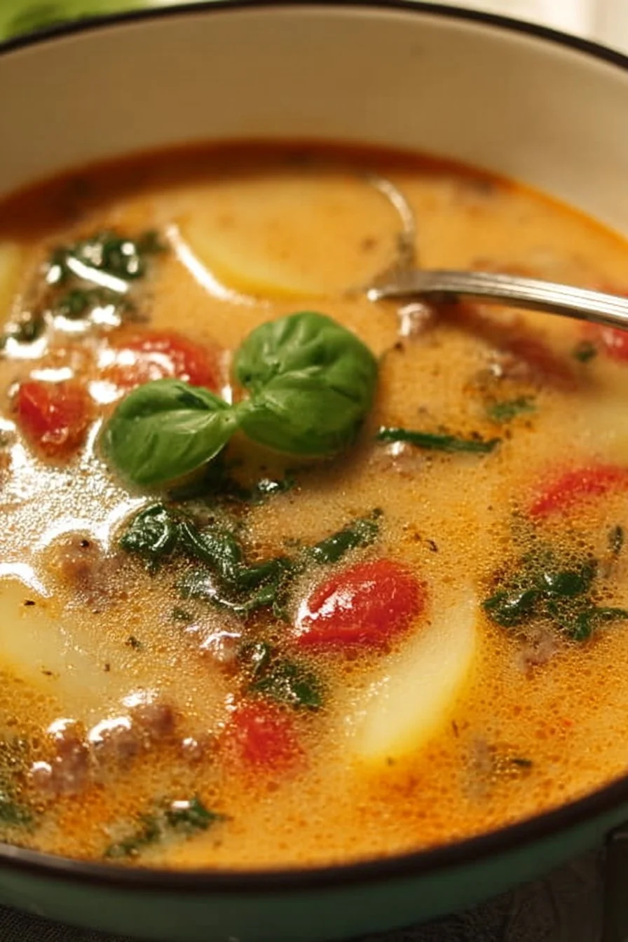 Tuscany Soup 2 Bowl of homemade Tuscany Soup filled with vegetables and herbs