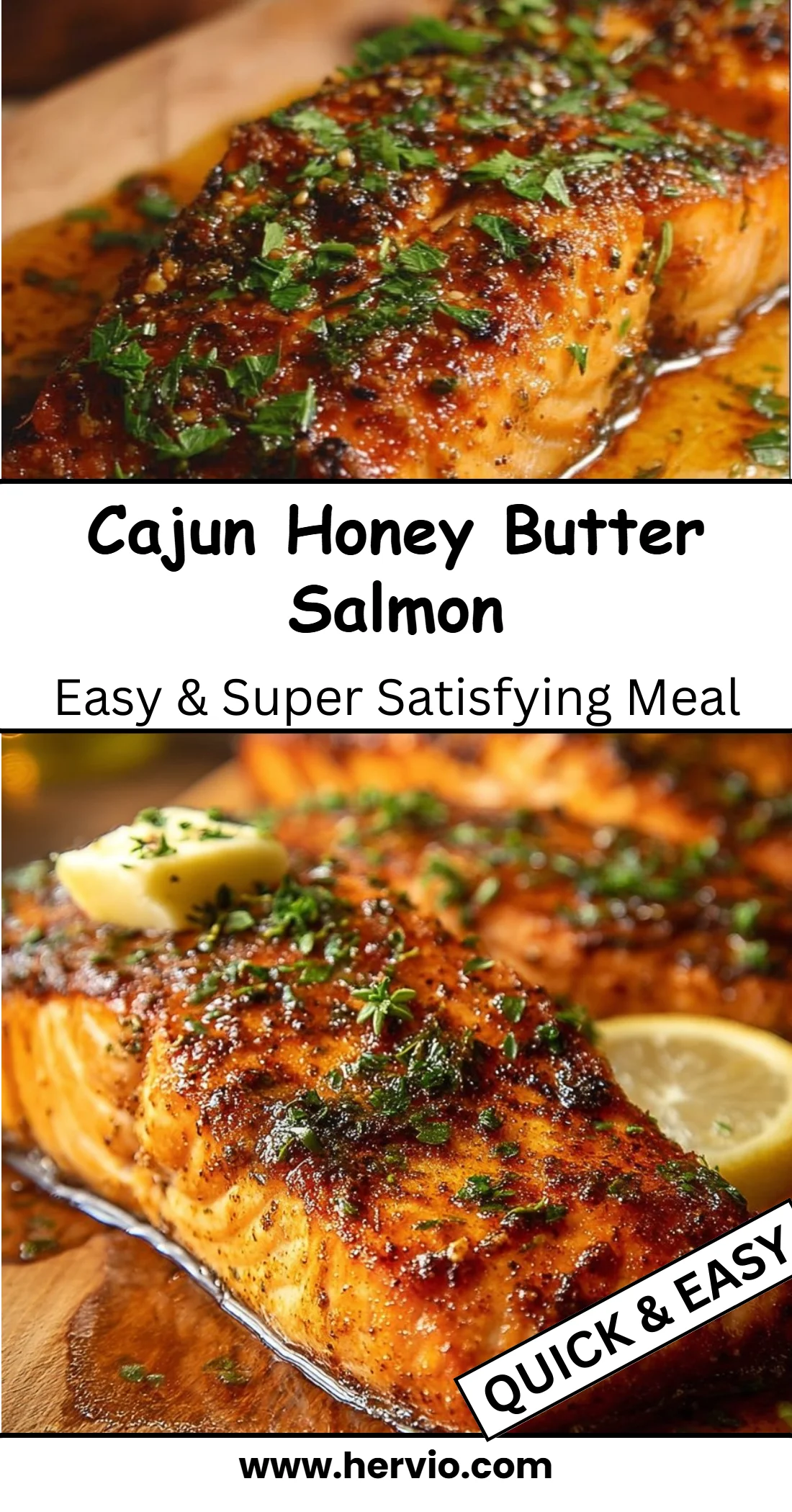 Cajun Honey Butter Salmon