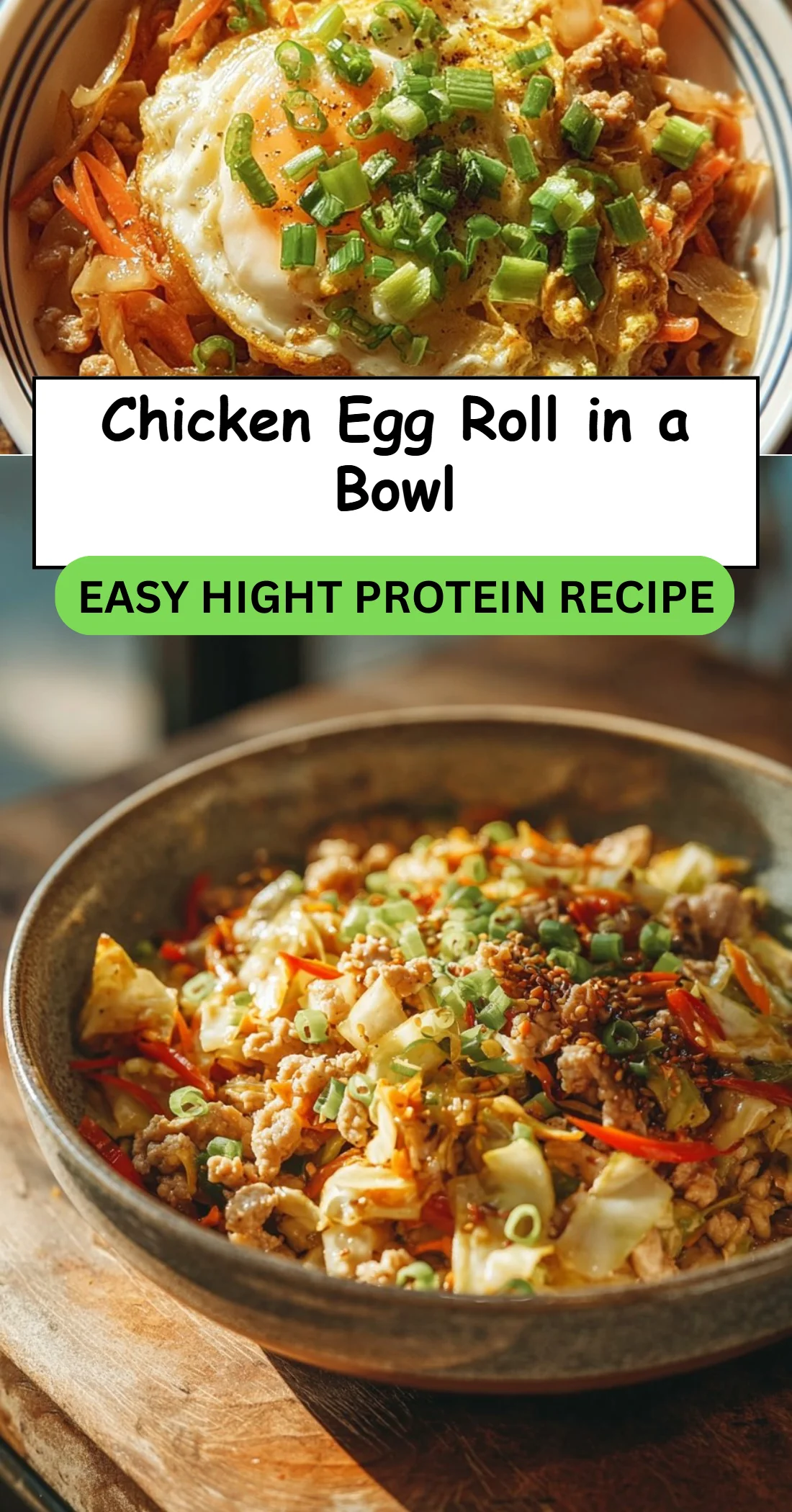 Chicken Egg Roll in a Bowl