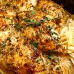 Crock Pot Angel Chicken dish served with rice and vegetables