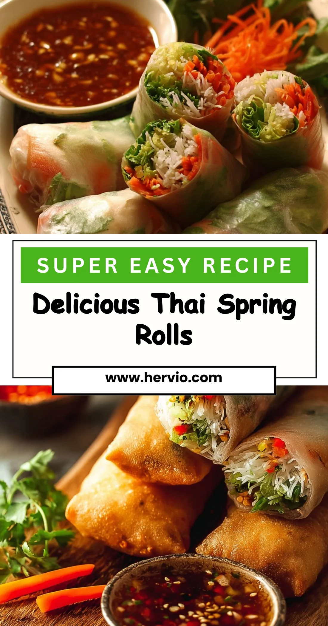 Delicious Thai Spring Rolls