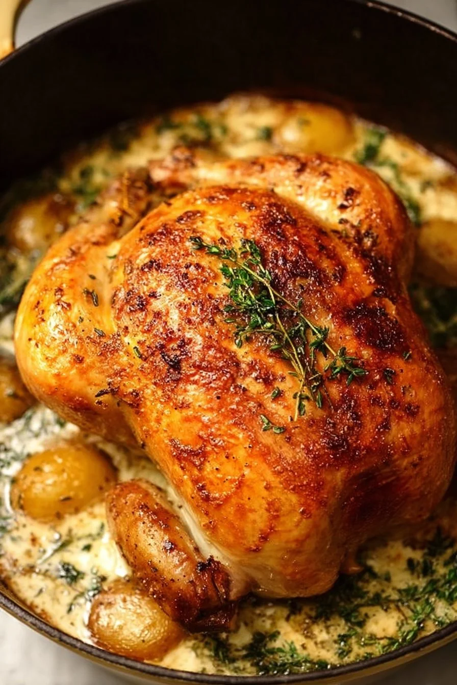 Dutch Oven Roast Chicken