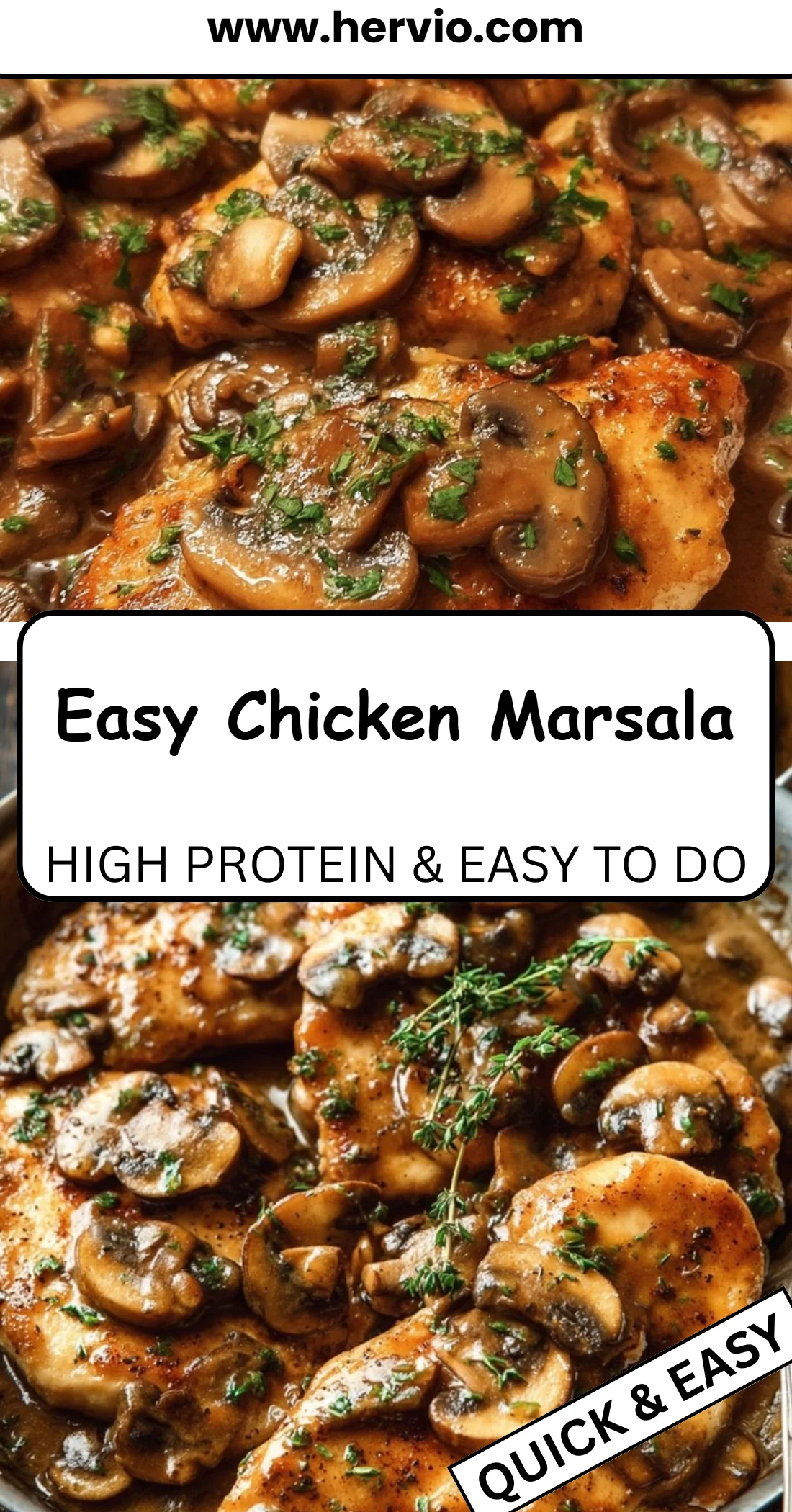 Easy Chicken Marsala