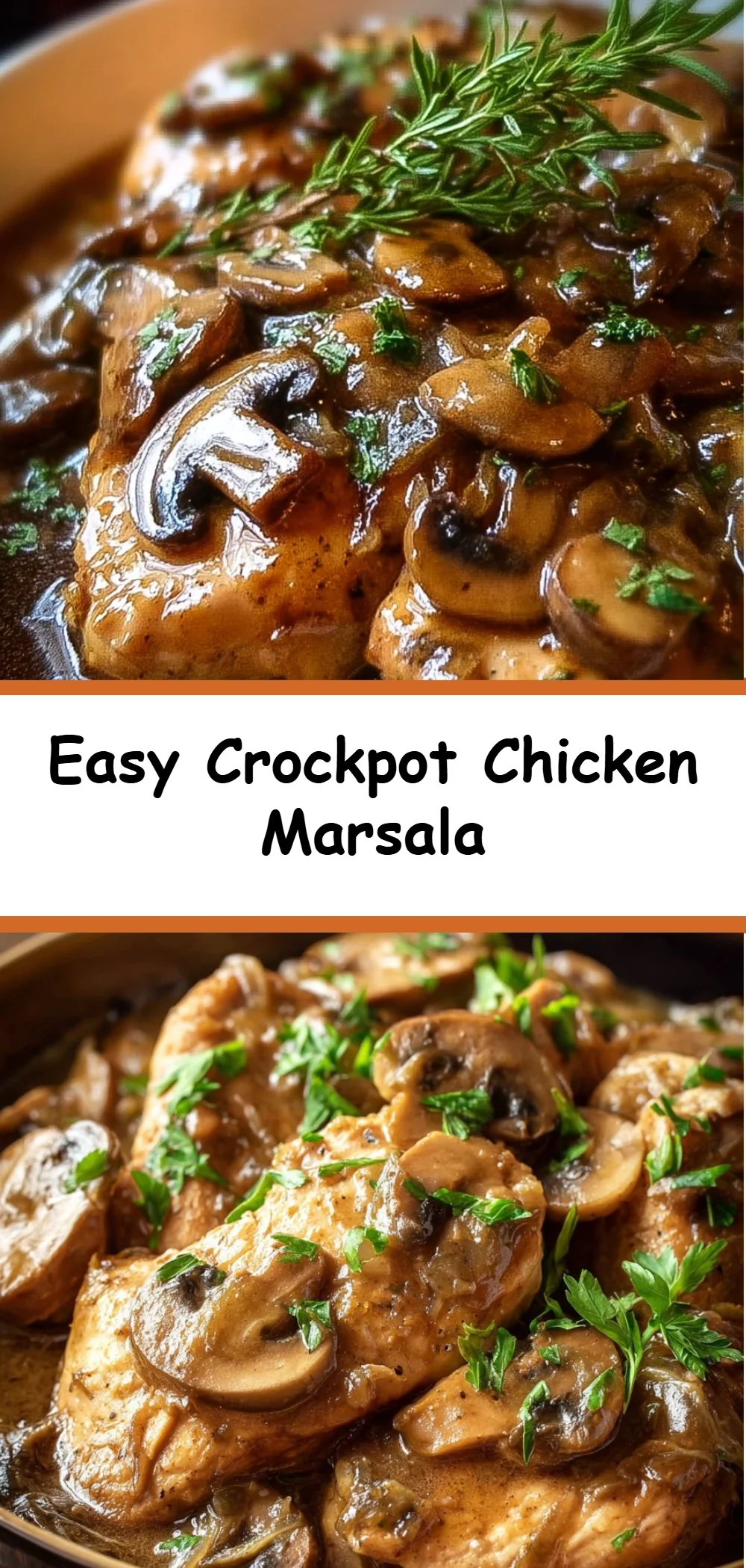 Easy Crockpot Chicken Marsala