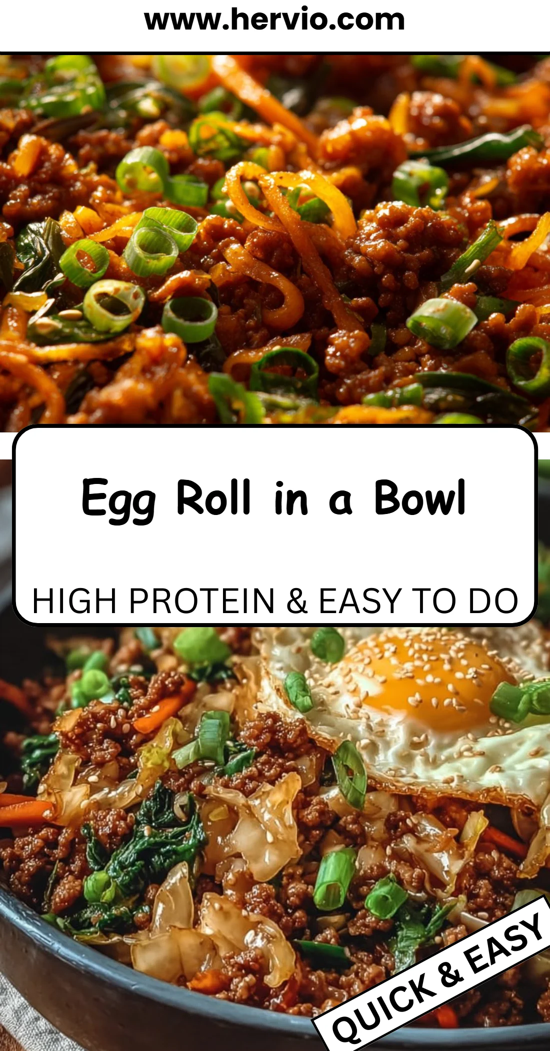 Egg Roll in a Bowl