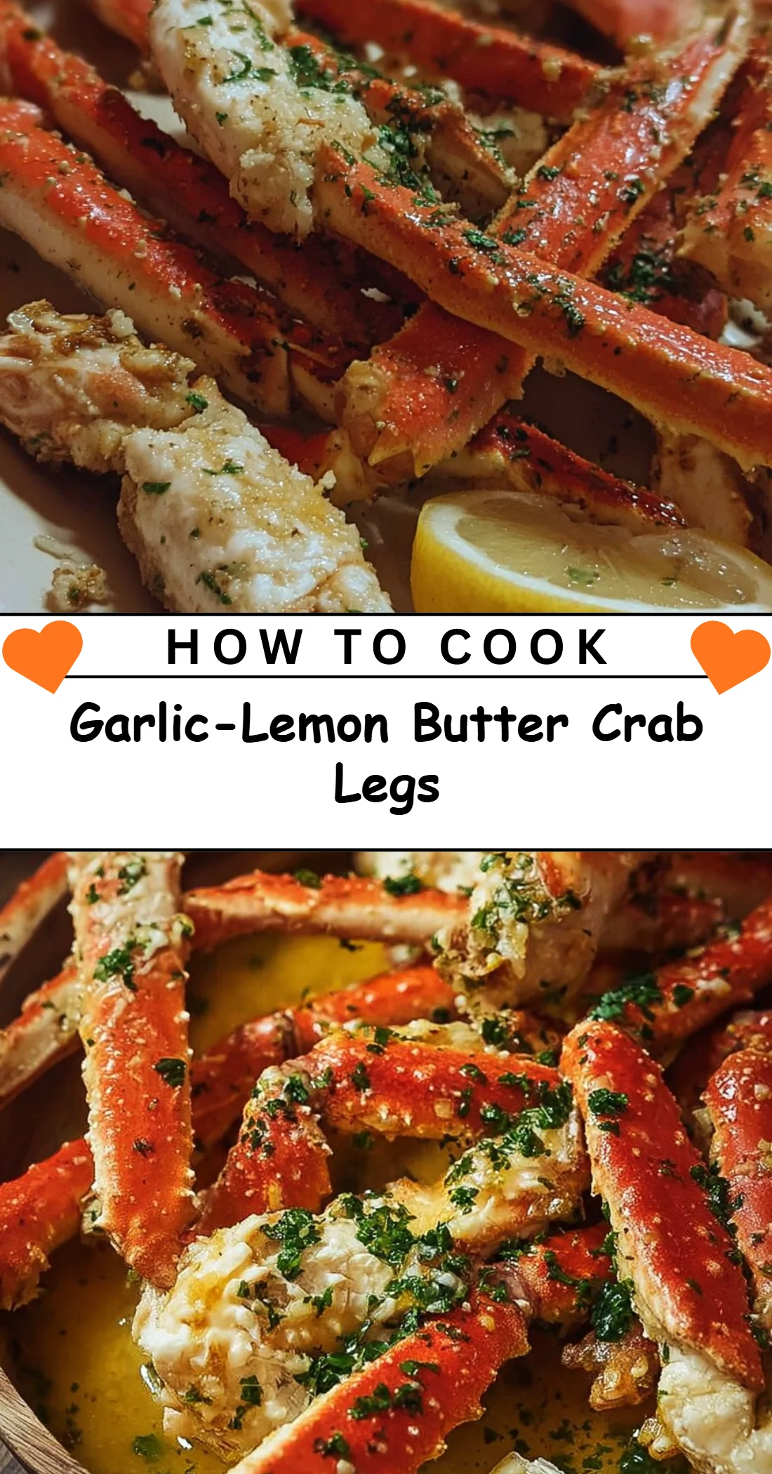 Garlic-Lemon Butter Crab Legs
