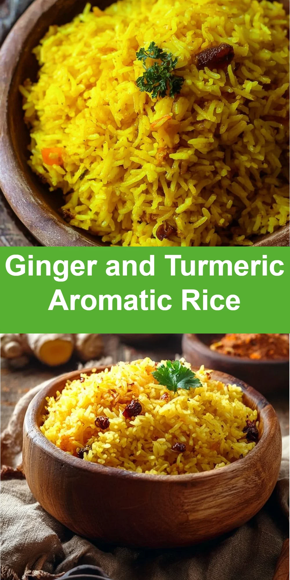 Ginger and Turmeric Aromatic Rice