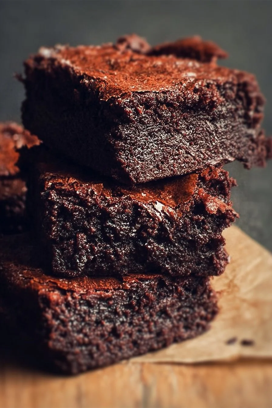 Delicious healthy brownies made with nutritious ingredients.