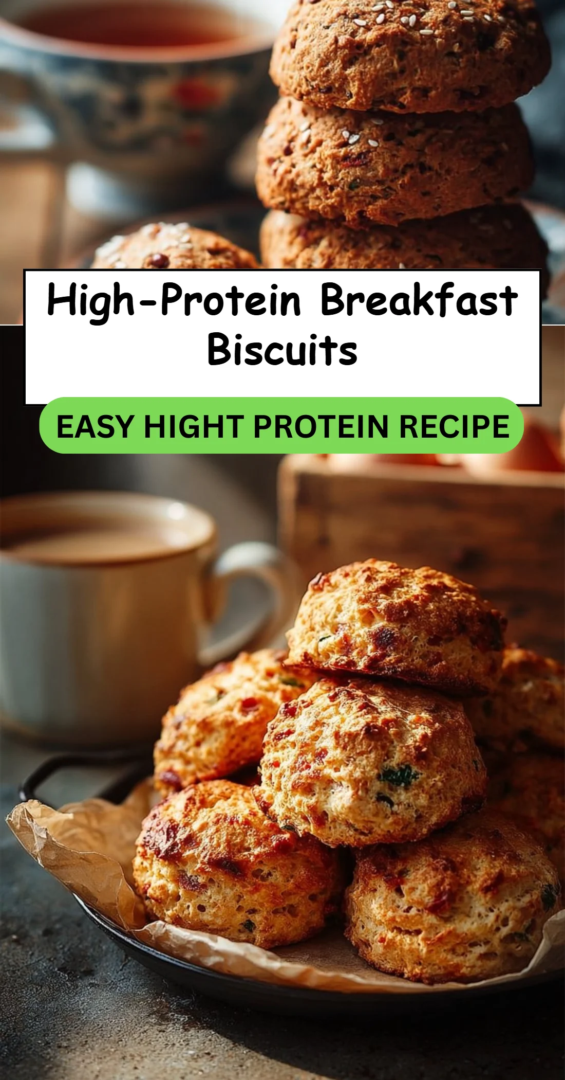 High-Protein Breakfast Biscuits