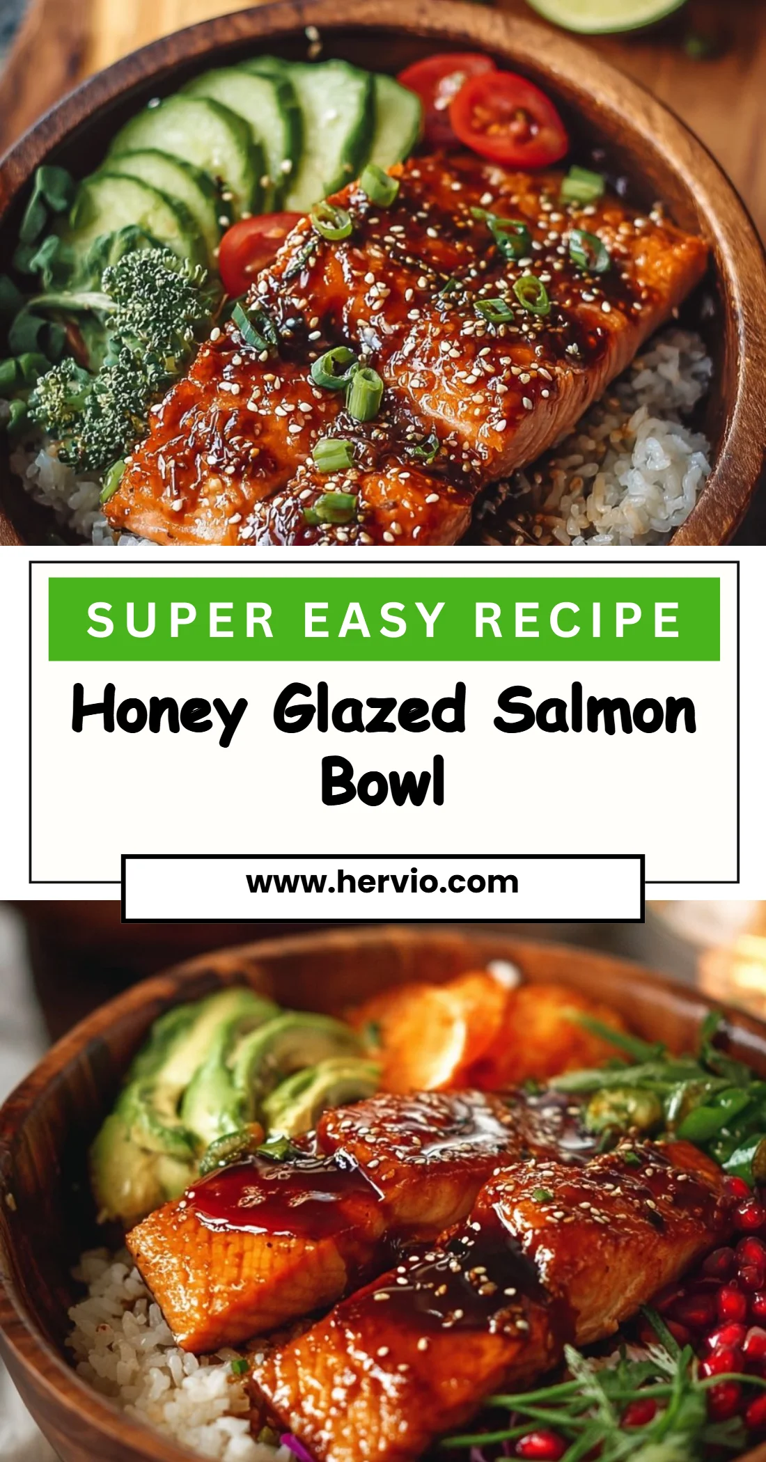 Honey Glazed Salmon Bowl