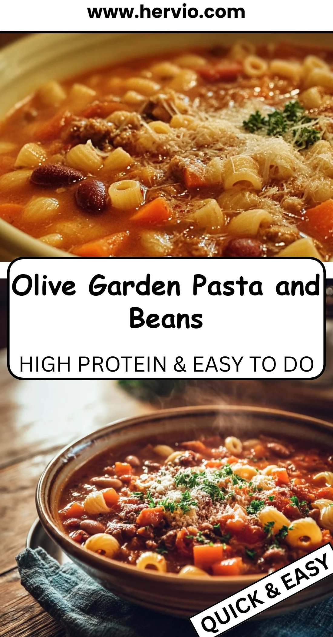 Olive Garden Pasta and Beans