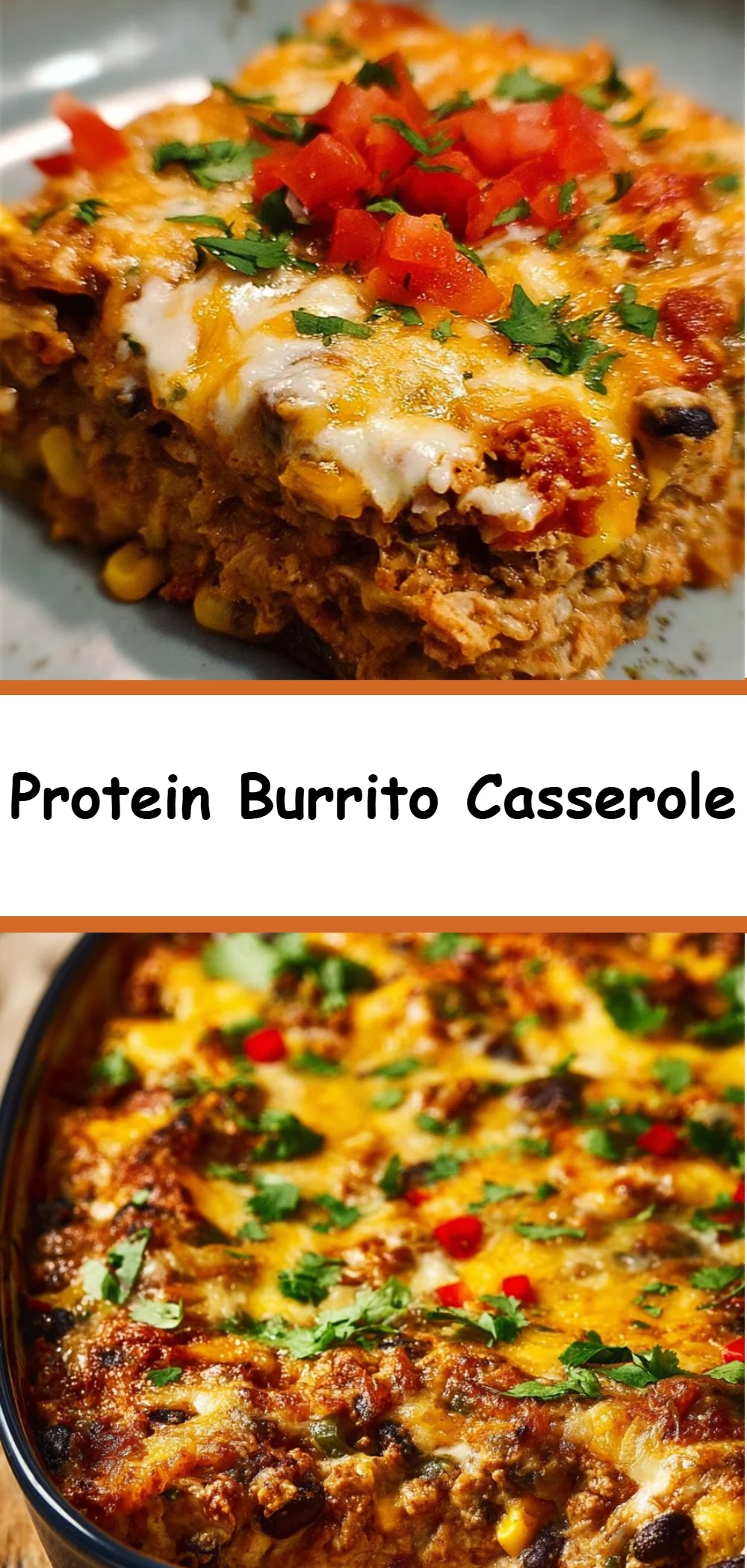 Protein Burrito Casserole