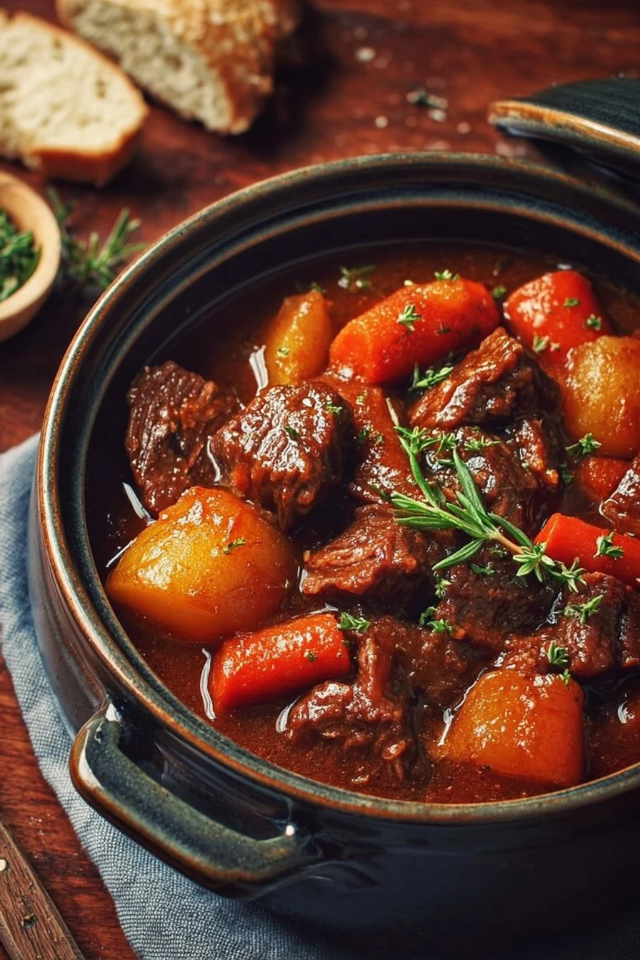 Rich Dutch Oven Beef Stew