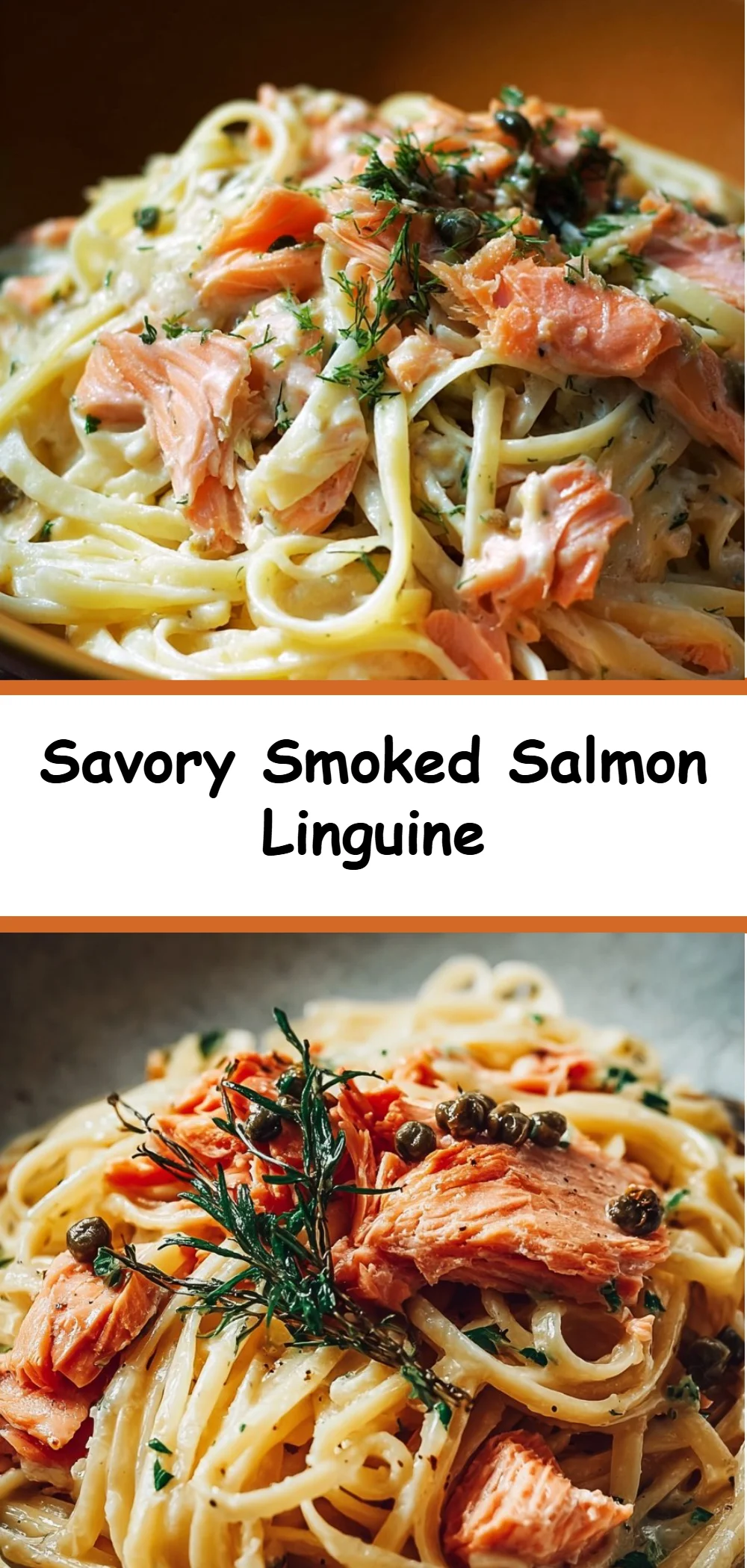 Savory Smoked Salmon Linguine