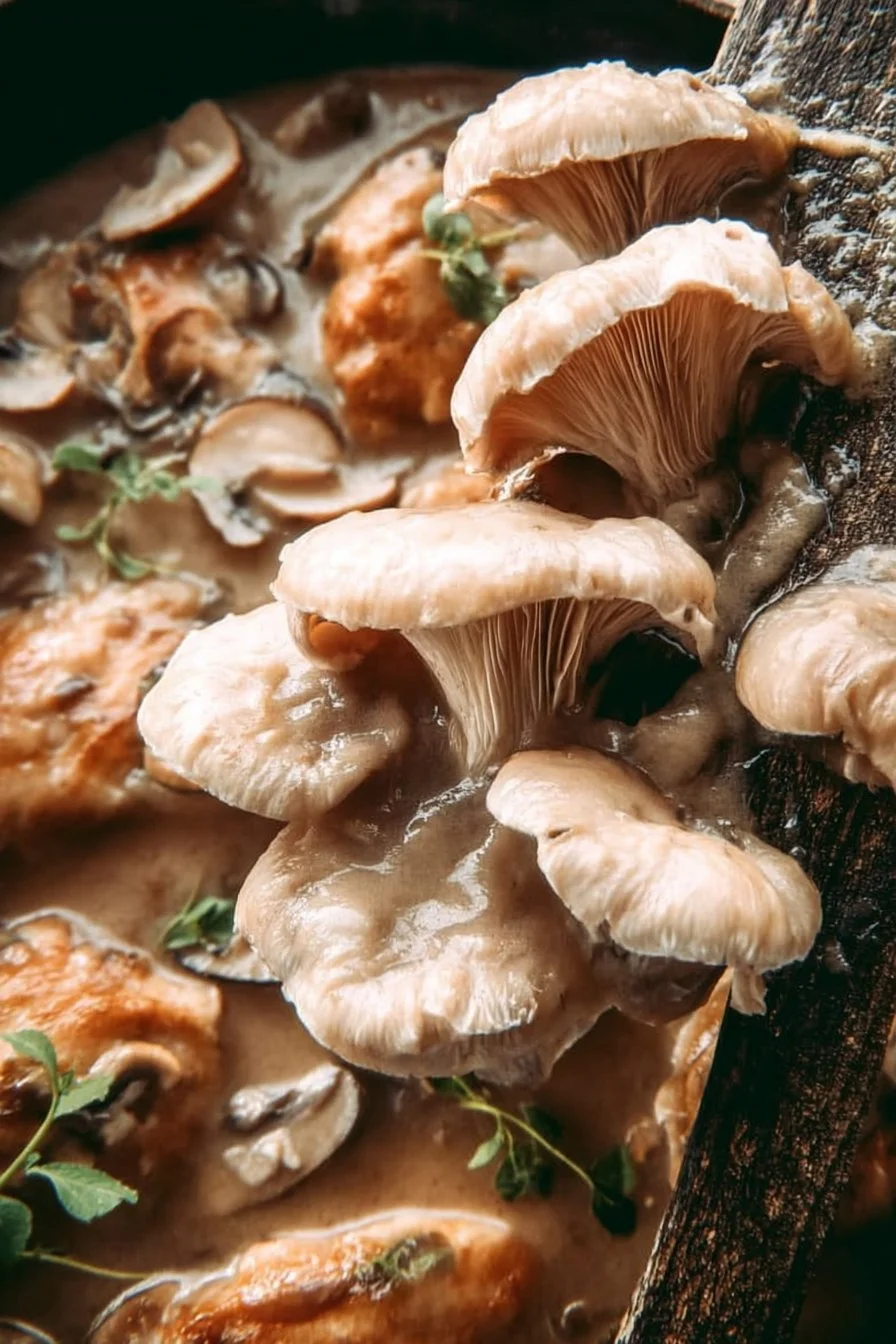 Shrooms aesthetic | Easy chicken dinner recipes, Recipes, Yummy chicken recipes