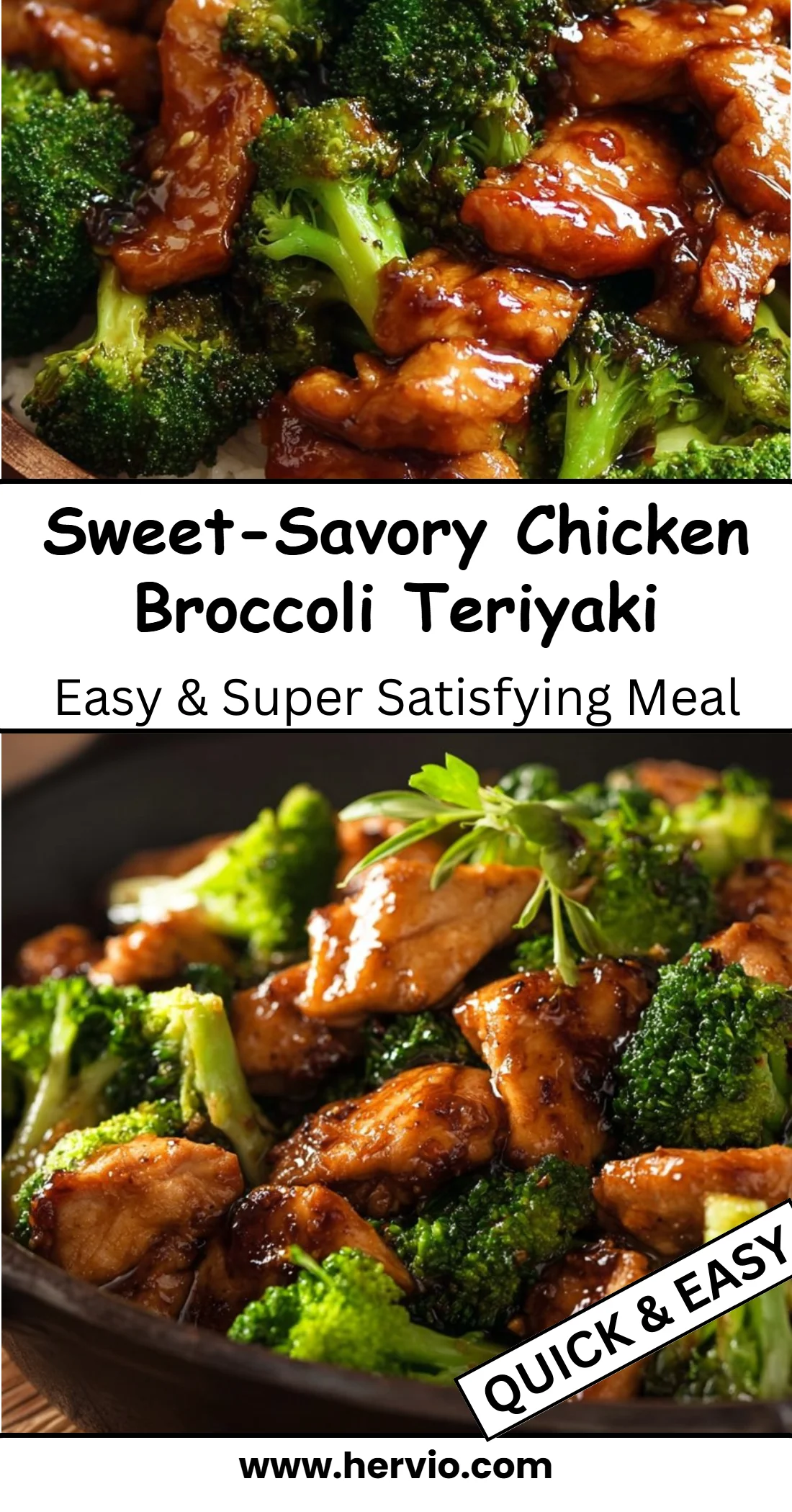 Sweet-Savory Chicken Broccoli Teriyaki
