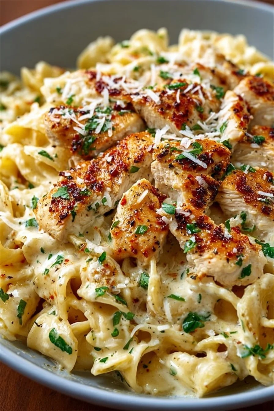 The Ultimate Creamy Garlic Parmesan Chicken Pasta You’ll Crave Every Week