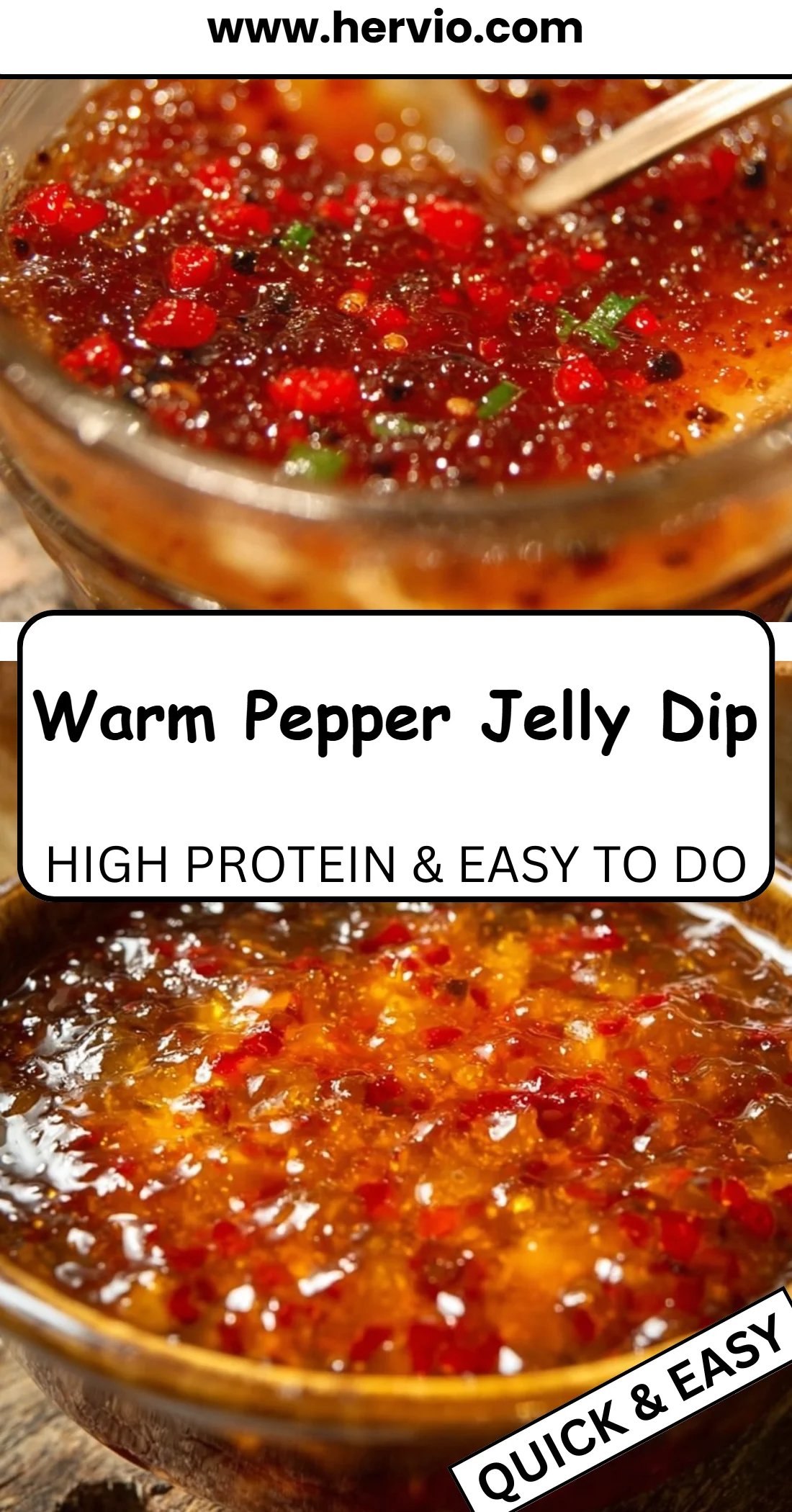Warm Pepper Jelly Dip