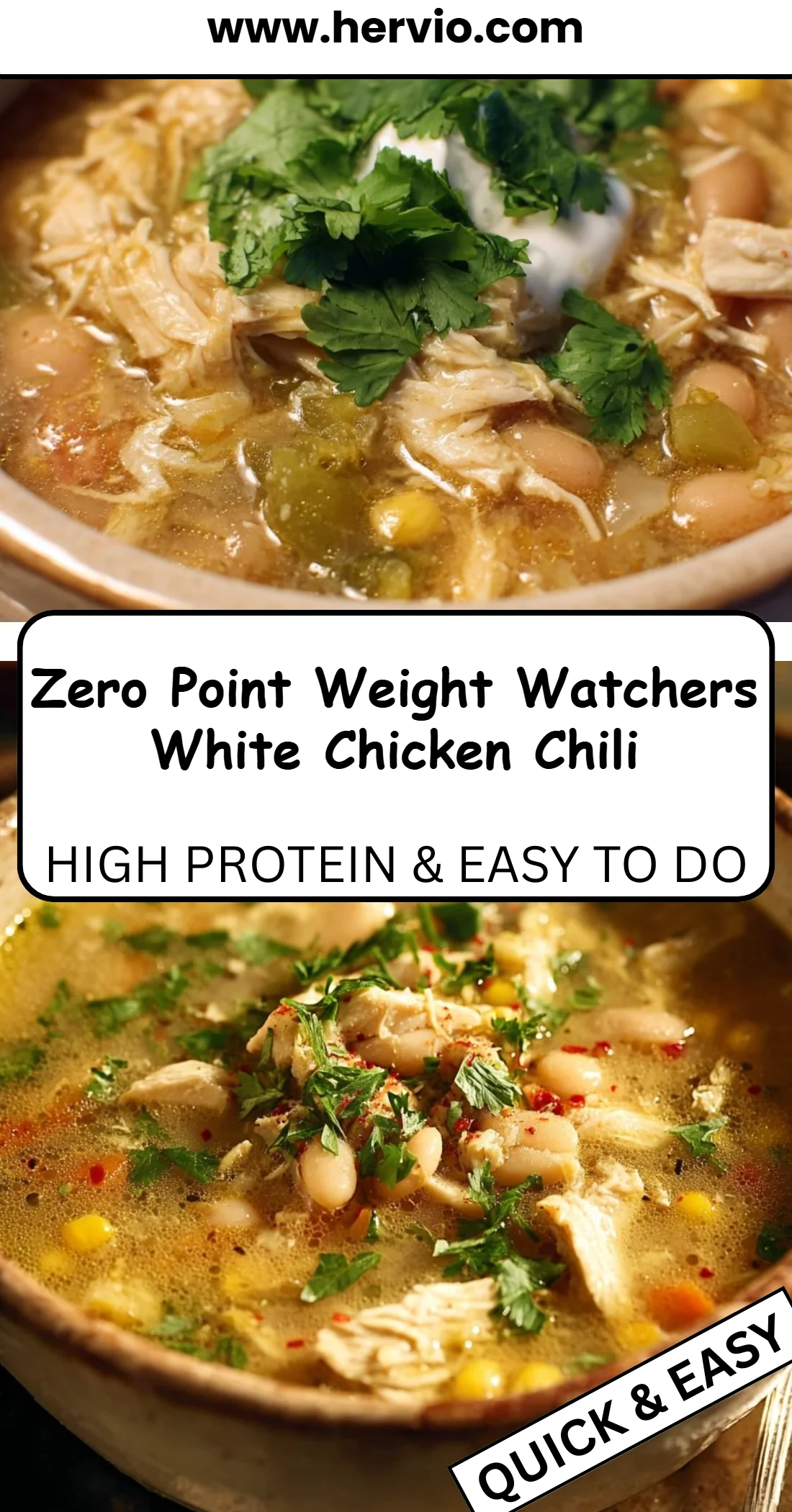 Zero Point Weight Watchers White Chicken Chili