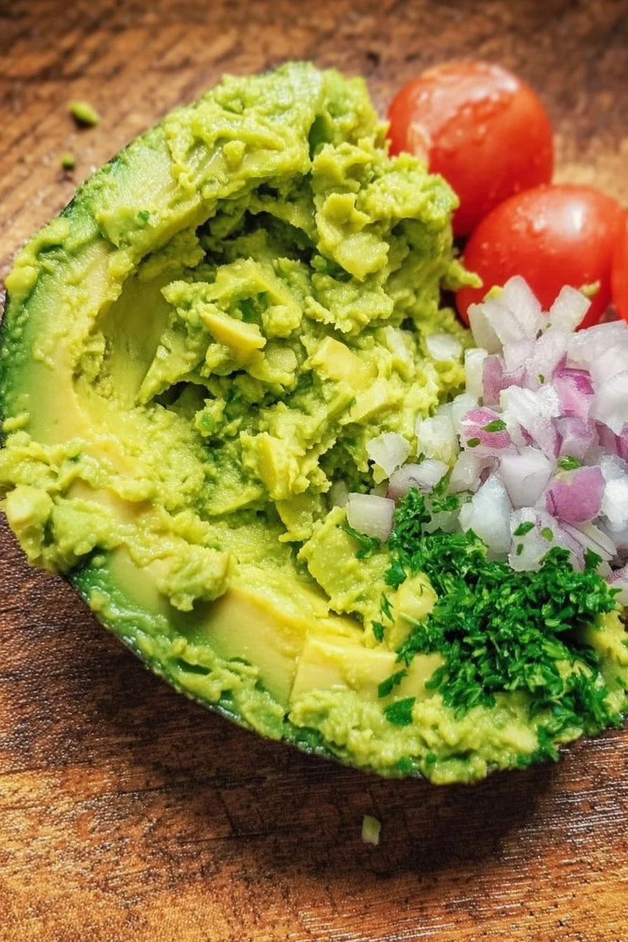 Bowl of authentic guacamole with fresh ingredients and tortilla chips