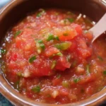 Fresh ingredients for the best homemade salsa recipe