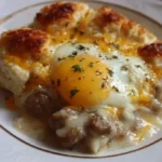 biscuits and gravy with eggs and sausage breakfast 2026 04 06 084633 683x1024 1