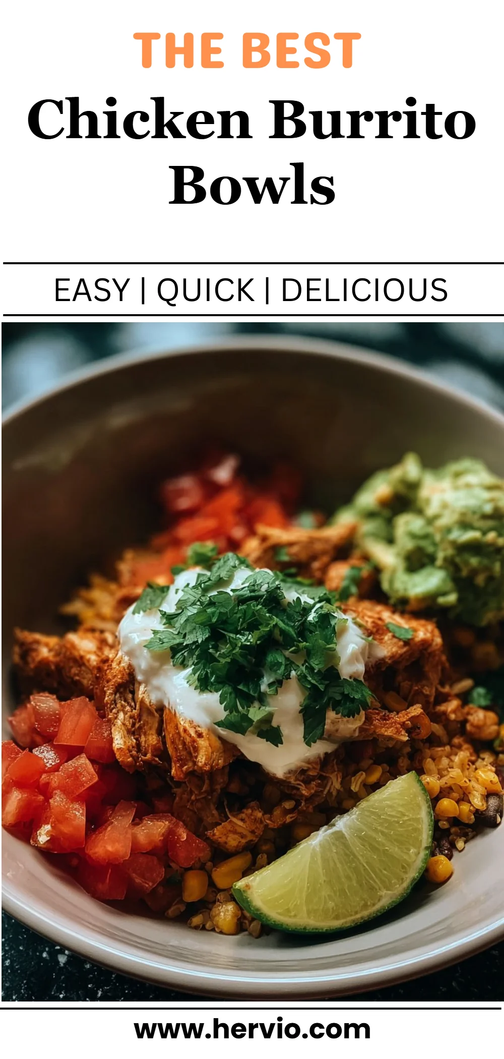 Chicken Burrito Bowls