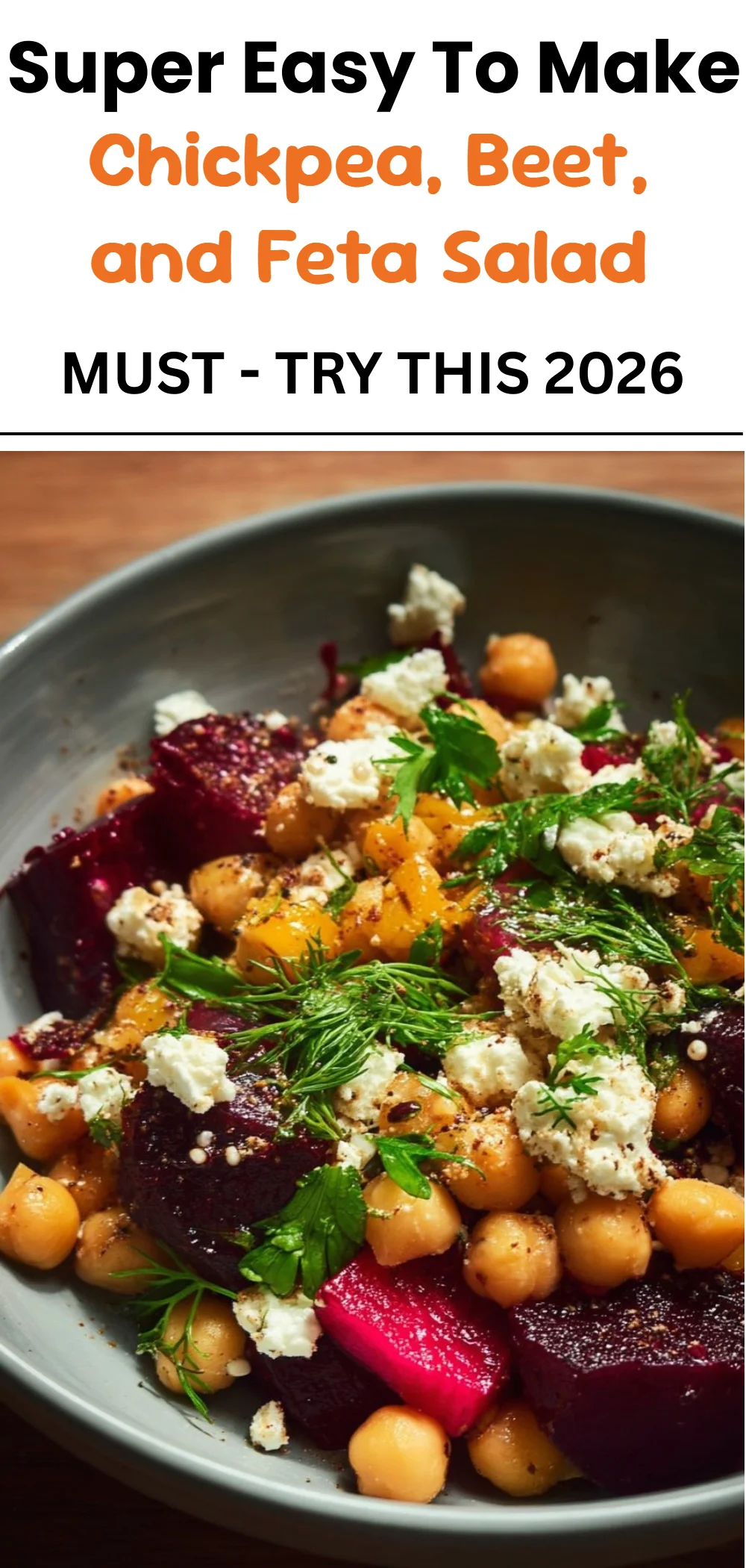 Chickpea, Beet, and Feta Salad