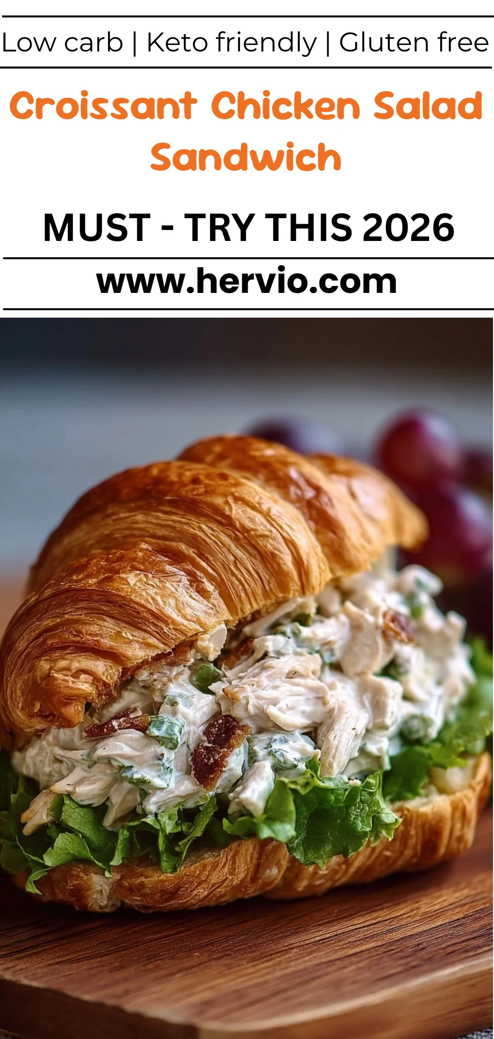 Croissant Chicken Salad Sandwich
