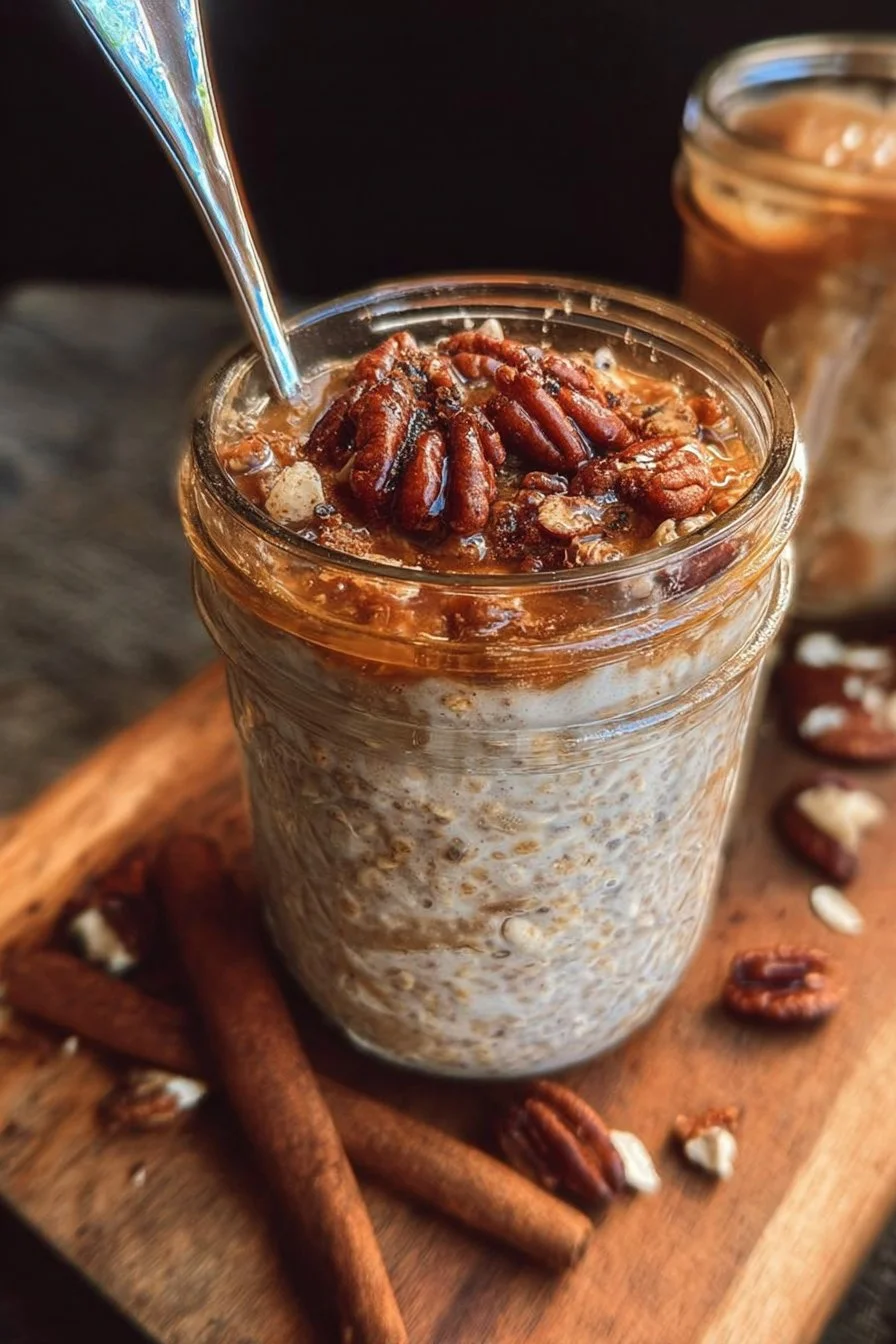 Easy Brown Sugar Overnight Oats 2 Bowl of easy brown sugar overnight oats topped with fresh fruit and nuts.