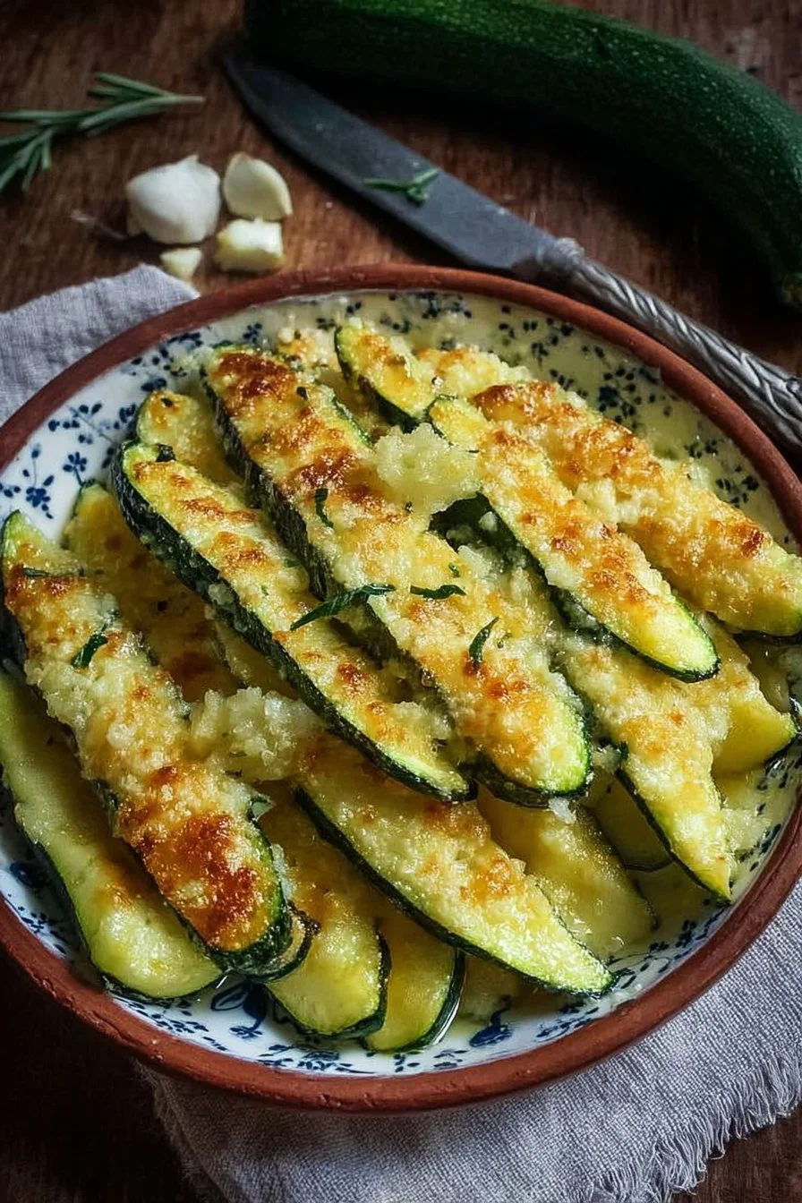 Easy zucchini dish recipe with fresh ingredients and vibrant presentation.