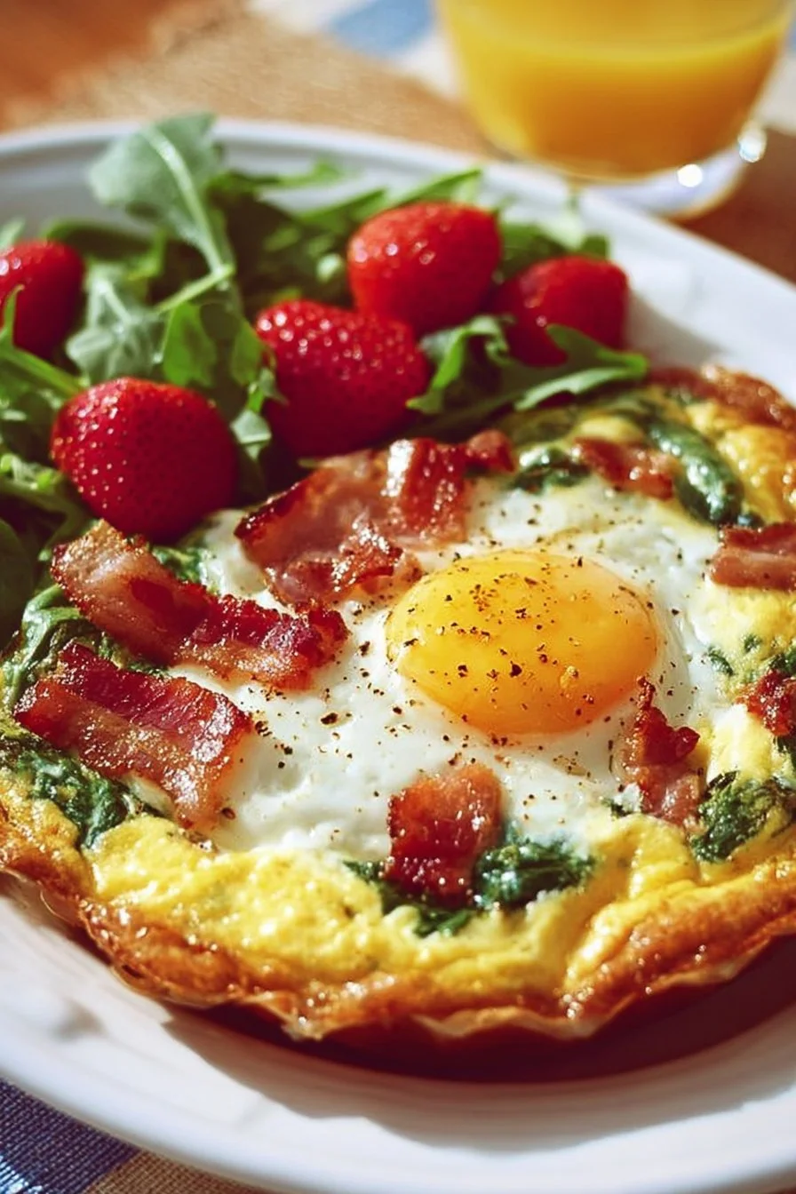 Delicious fancy brunch dish served elegantly on a plate