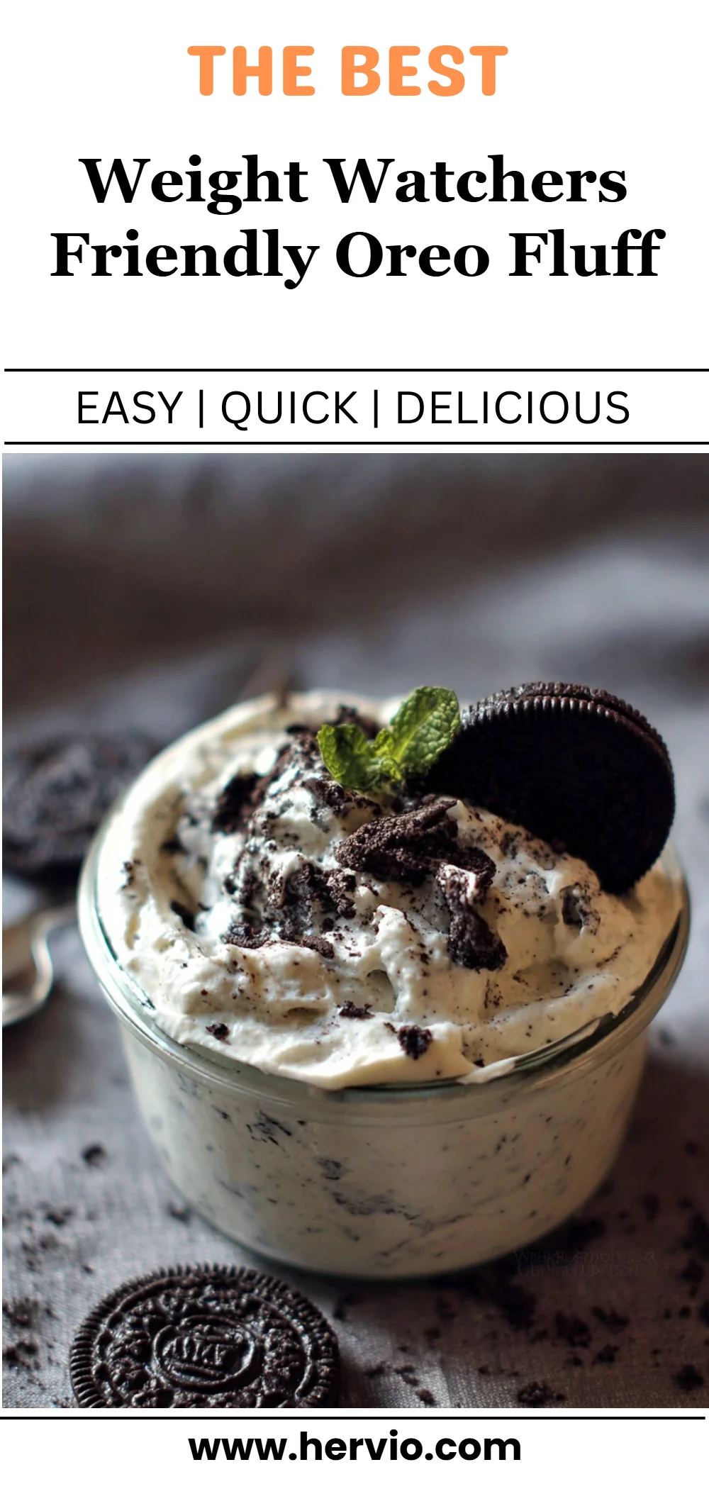 Weight Watchers Friendly Oreo Fluff