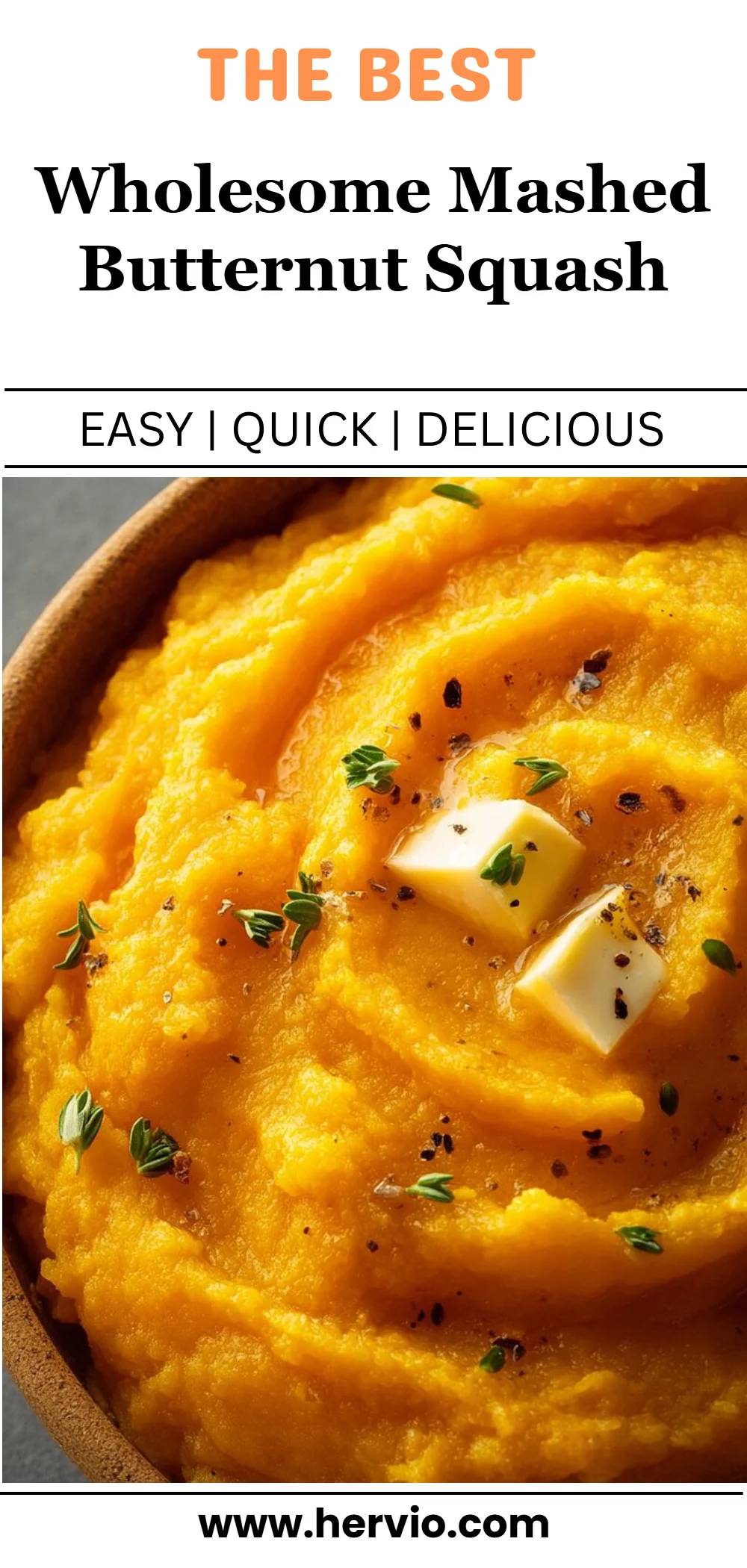 Wholesome Mashed Butternut Squash